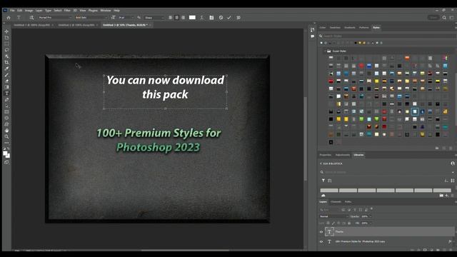 100+ Premium Styles pack for Photoshop 2023 download смотреть онлайн