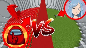 1000 ПРЕДАТЕЛЕЙ АМОНГ АС против ДЕВУШКИ в майнкрафт ! Битва IMPOSTER AMONG US MINECRAFT