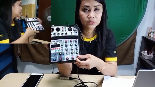 BOMGE 4 Channel DJ Audio Mixer смотреть онлайн