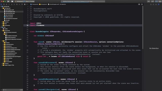 Fixed error: No such module 'Firebase' in Xcode 11.4 (2020) смотреть онлайн