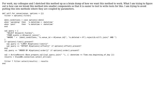 ActiveRecord SQL search with a filter based on parameters смотреть онлайн
