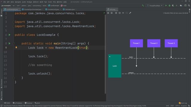Java Lock смотреть онлайн
