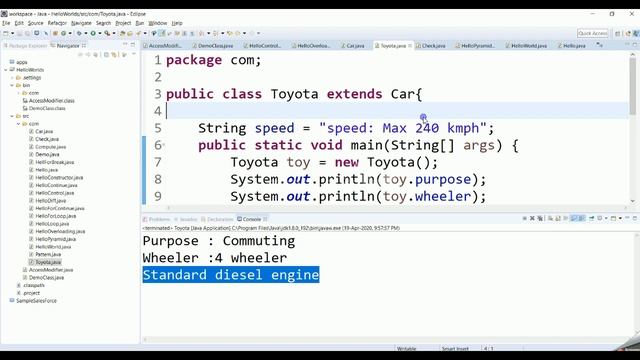 Super keyword in Java | Java programming tutorial for beginners ! смотреть онлайн