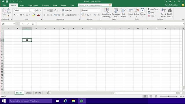 Excel 2016 from Scratch - Columns, Rows and Navigation смотреть онлайн