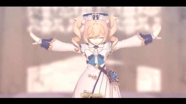【Genshin Impact MMD】Love Trial/恋愛裁判 【Barbara】 смотреть онлайн