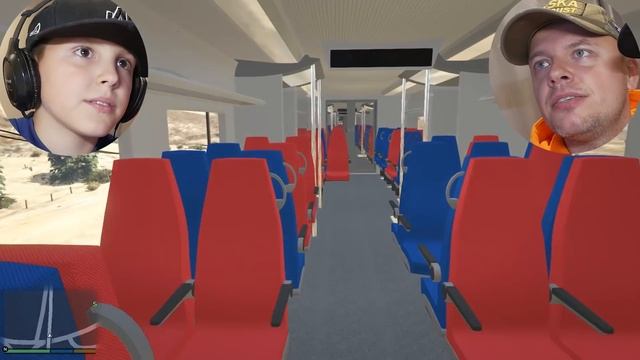 Остановили Поезда САПСАН и ЛАСТОЧКУ в GTA5!!! Железная Дорога в ГТА5 смотреть онлайн