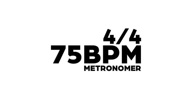 75 BPM Metronome смотреть онлайн