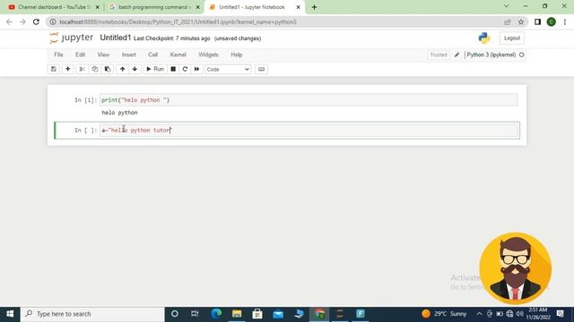 #python_G lecture_1 DIFFERENT WAYS TO USE PRINT() function in python using jupyter Notebook смотреть онлайн