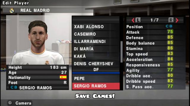 PES 2014 REAL MADRID All Team Players (LIGA BBVA) Pro Evolution Soccer PS2 ⚽️ смотреть онлайн