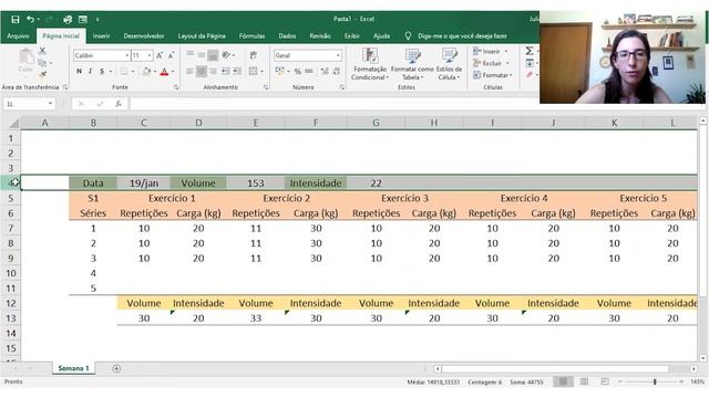 Excel Para Saúde| Como fazer uma PERIODIZAÇÃO (controle de carga de treino) no EXCEL? смотреть онлайн