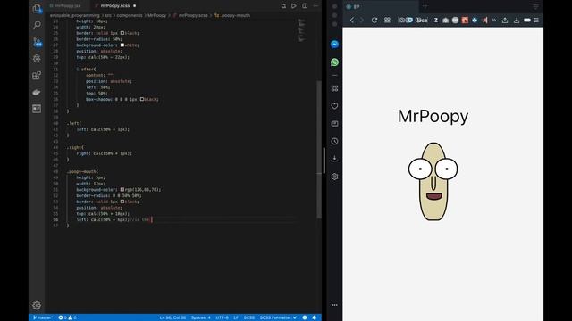 Learning - SASS/SCSS Rick and Morty - Mr. Poopy смотреть онлайн