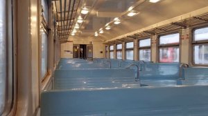 Обзор лампового салона электропоезда ЭТ2М 040