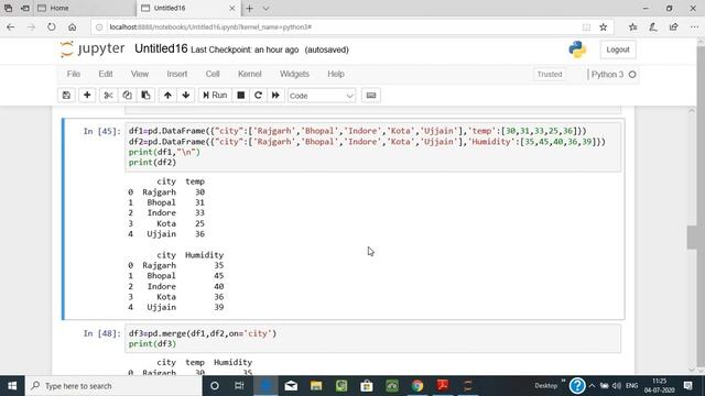 BINARY OPERATIONS MERGING JOINING DATAFRAME смотреть онлайн