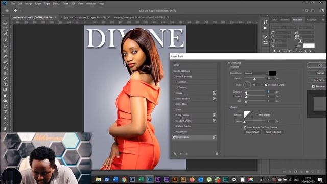 How to create a simple custom magazine cover for social media | Photoshop tutorial for beginners смотреть онлайн