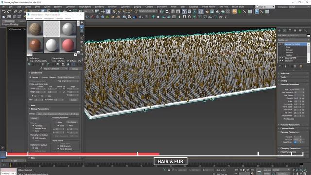 Create A Realistic Wool Rug Using Hair & Fur - 3DS Max & Corona Renderer Tutorial смотреть онлайн
