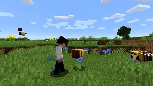 Minecraft 1.15 - Bees, Bee Hives / Nests, Honey, Breeding and Behaviors смотреть онлайн