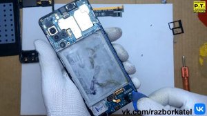 Как разобрать, как поменять дисплей на телефоне Samsung A31 SM-A315F