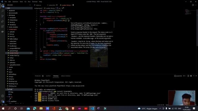 #27 Menggunakan File css dalam aplikasi Node js смотреть онлайн