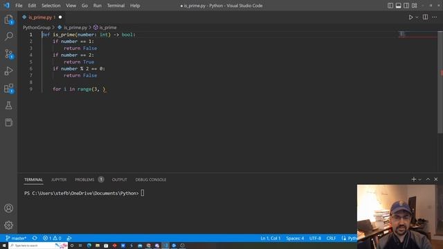 Checking if a Number is Prime in Python смотреть онлайн