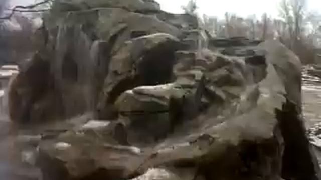 искусственный водопад, имитация камня, изделия из бетона, архитектурный бетон