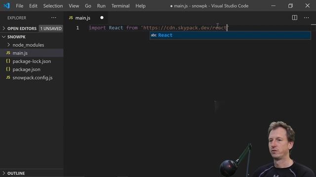Using SnowPack 3 for NPM less development смотреть онлайн