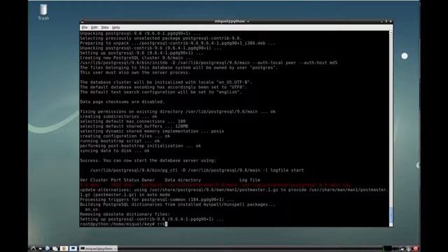 How to install Postgresql database on Debian using console commands смотреть онлайн