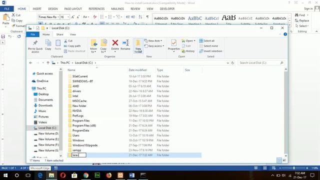 How to install laravel in xampp server смотреть онлайн