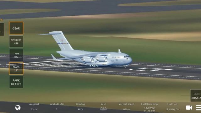 INFINITE FLIGHT SİMULATOR | BOEING C-17 GLOBEMASTER lll TAKE OFF! смотреть онлайн
