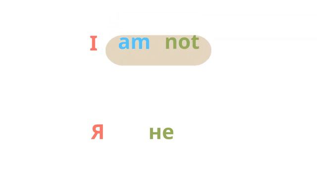 Отрицательное предложение с глаголом to be смотреть онлайн