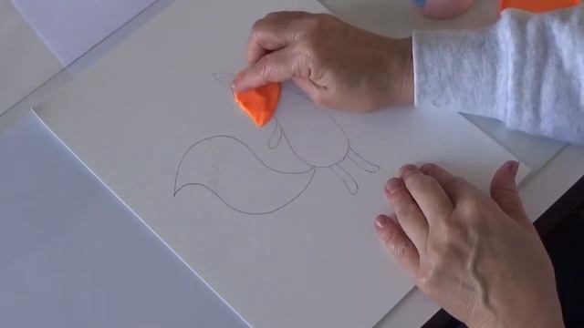 Лепим лису из пластилина с детьми смотреть онлайн