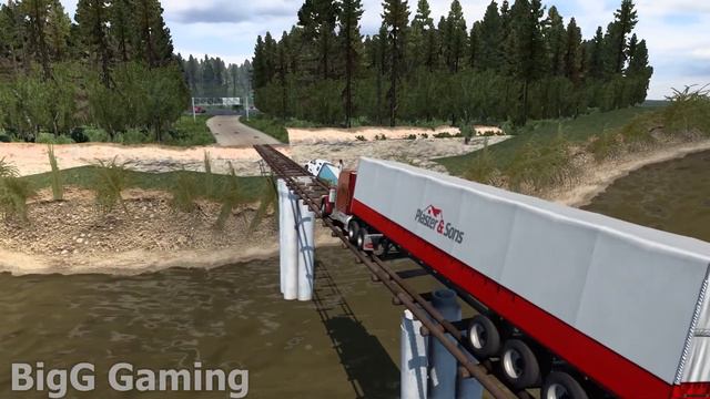 New Truckers Map Mod For ATS 1.46 - Dangerous Roads Map [ MAP REVIEW ] смотреть онлайн