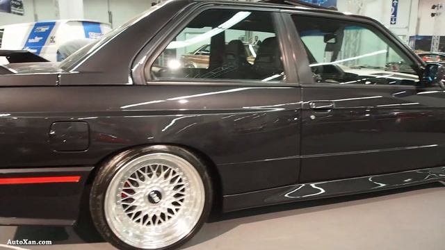 BMW E30 M3 1987 Tuning, H&R Monotube, BBS RS R17 смотреть онлайн