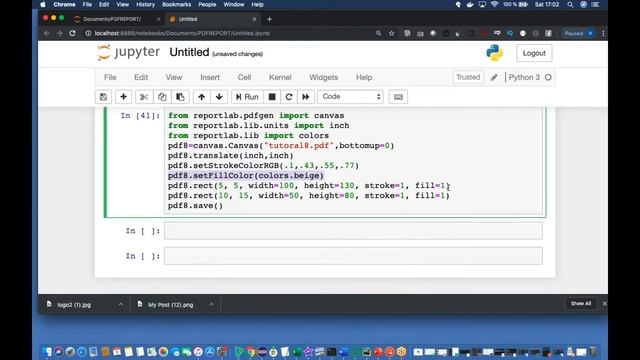 ReportLab Drawing Tutorial|How To Draw Rectangle In ReportLab|ReportLab Complete Tutorial|Part:8 смотреть онлайн