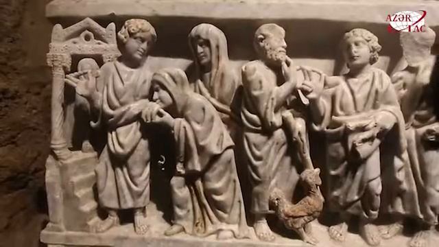 Катакомбы Святого Себастьяна, реставрируемые Фондом Гейдара Алиева в Риме смотреть онлайн