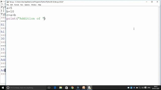 First Program in Python|(Lecture -6)|Python Program Example| how to run python program смотреть онлайн