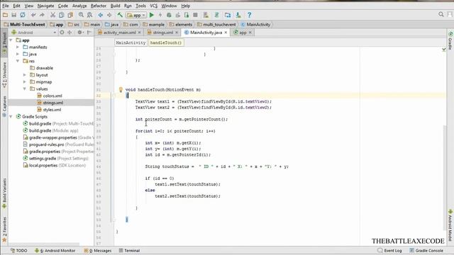 Android Studio Tutorial -7- Multi Touch Event смотреть онлайн