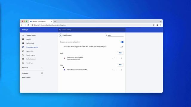Cousiness.website web push notifications - how to block? смотреть онлайн