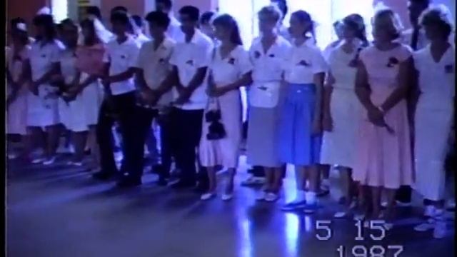 Средняя Школа при Посольстве СССР в Республике Куба. Выпускной 1987 год. смотреть онлайн