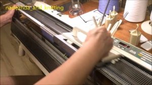 Ажур на вязальной машине Бразер 940