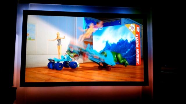 Optoma HD300X projector / 100" screen frame / Adalight 125 leds / WS2801 / Prismatik - DEMO 2 смотреть онлайн