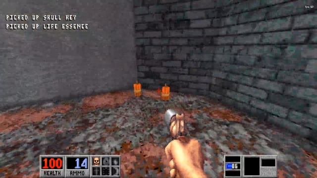 Blood прохождение 1 ⴵ E1M1 переиздание Fresh Supply walkthrough смотреть онлайн