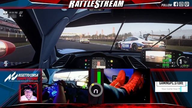 Assetto Corsa Competizione | racing the Ferrari GT3 | First LIVE stream of 2023 ? смотреть онлайн