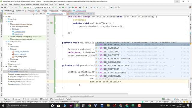 Firebase Quiz Admin app part 2 : Manage User permissions using Dexter смотреть онлайн