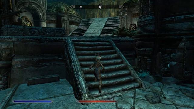 Прохождение TES V Skyrim часть 9 Древния свиток, Первый бой с Алдуином смотреть онлайн