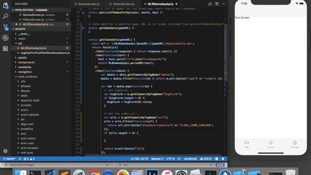 React Native Start-to-Finish 2.10 - MLB - Playing Video смотреть онлайн