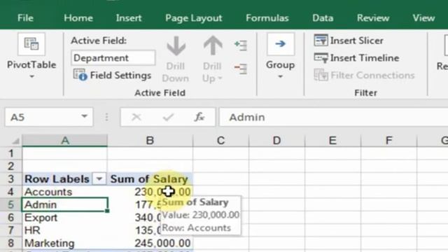 Display Departments Wise Sum Salary From HR Data смотреть онлайн
