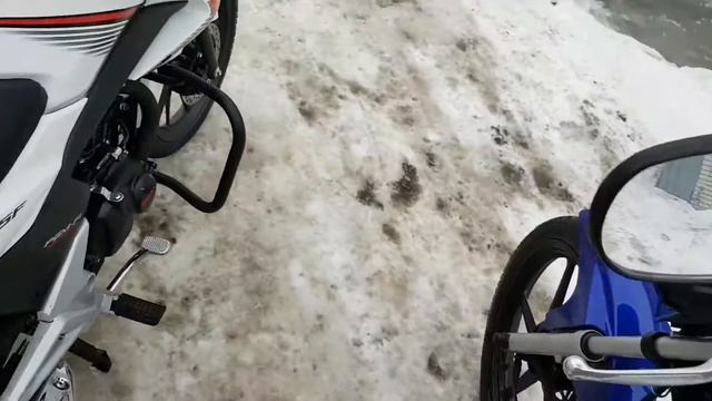 Honda cb125f и Yamaha ybr125 смотреть онлайн