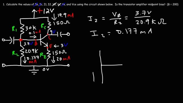 Voltage Divider Bias Circuit смотреть онлайн