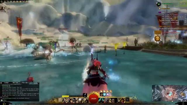 Guild Wars 2, Dragon Bash Arena With All Characters Part 1 смотреть онлайн