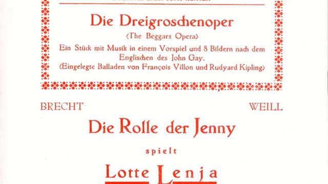 Die Dreigroschenoper (The Threepenny Opera) : Prelude: Overture смотреть онлайн
